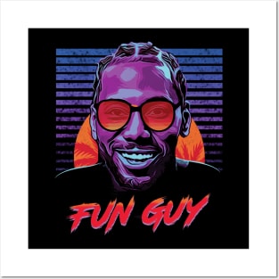 Kawhi Fun Guy Posters and Art